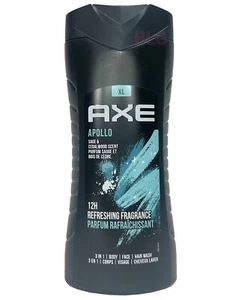 Axe APOLLO Body Wash Dark Chocolate Scent 13.5oz Shower Gel Lotion Body Wash 1Pc - Picture 1 of 2