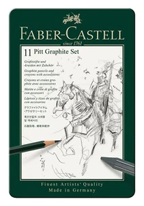 Faber-Castell Pitt Graphite Set - Pack of 11 - Picture 1 of 1