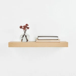 Natural 18" Wood Floating Shelf ,18.00 x 5.50 x 5.50 Inches - Picture 1 of 7