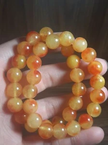 Dyed agate stone beaded bracelet - Picture 1 of 2