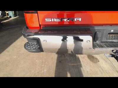 Used Rear Bumper Assembly Rear fits: 2018 Gmc Sierra 1500 pickup step bumper chr - Image 1 of 4
