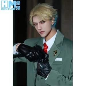 Spy Family Loid Forger Anime Cosplay Costume Light Green Suit Customized Outfits - Picture 1 of 10
