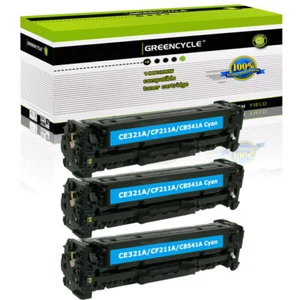 3PK CF211A Cyjan Kaseta z tonerem do HP 131A LaserJet Pro 200 MFP M276n M276nw - Zdjęcie 1 z 12