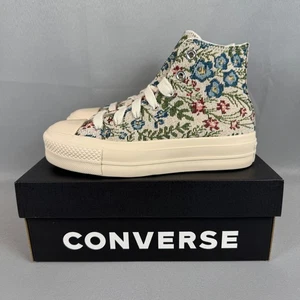 Converse Chuck Taylor Lift Platform Shoes Womens 6 Floral Tapestry A11992C NIB - Picture 1 of 10
