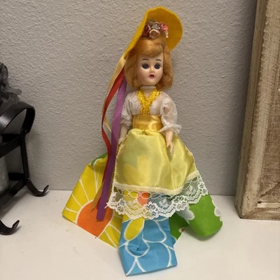 Muñeca Amish Sleepy Eye vintage 7,5" Heidi Foto 1 de 3