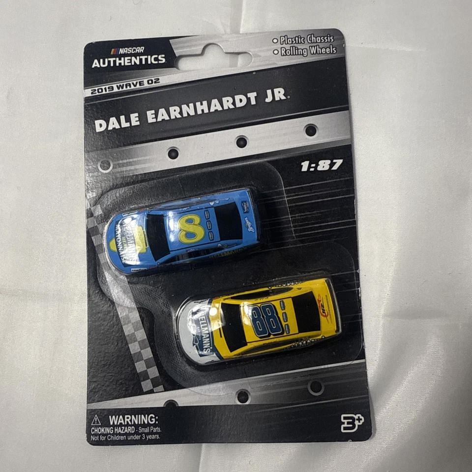 Nascar Authentics 2019 Wave 02 - #8 & #88 DALE EARNHARDT JR. 1:87 Vehicles! - Image 1 of 4