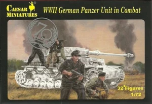 Caesar Miniatures 1/72 WW2 Deutscher Panzer Besatzungen im Kampf - Bild 1 von 1