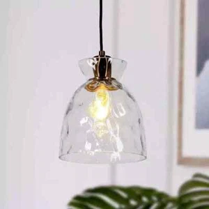 Modern Kitchen Island Pendant Light 1-Light Brass Gold Bell Pendant - Picture 1 of 8