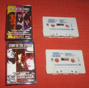 THE ROLLING STONES - CASSETTE TAPE X 2 - STORY OF THE STONES - Picture 1 of 6