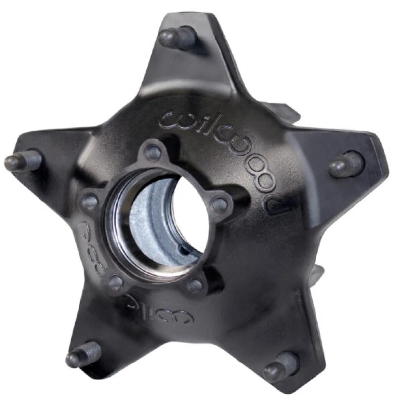 Wilwood Hub-Starlite 55 Rear - Standard Offset 5/8 C Studs-Drilled-Black - Image 1 of 1
