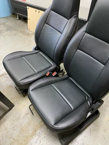 1989-1998 Geo tracker Seat Replacement Covers kit (Front Only ALL BLACK) - Picture 1 of 2