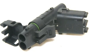 Delphi 2 Way Black Sealed Female and Male Connector Set 8219 - Picture 1 of 10