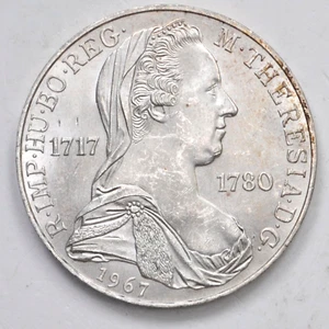 AUSTRIA Moneta 25 Schilling 1967 Maria Theresia - Argento Silver - Imagen 1 de 2