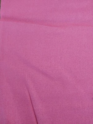 Vintage - 1 2/3 yards 43" wide Solid Bright Pink - Linen or Linen Like Fabric - Image 1 of 4