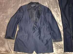 Vintage AFTER SIX by Rudofker Tuxedo Jacket (44R) and Pants (41x30) - Picture 1 of 12