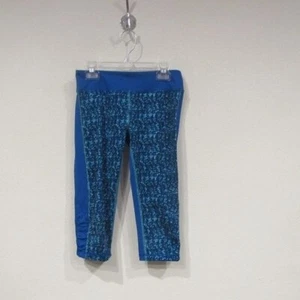 Ivivva Moonlit Lake Cropped Leggings Size 12 VGUC - Picture 1 of 5