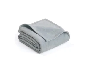 Vellux Original Insulating Core Hotel Style Solid blanket King, Gray Mist New - Picture 1 of 2