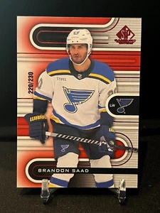 2022-23 SP Game Used Red /230 Brandon Saad #16 - Picture 1 of 2