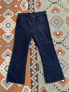 Levi’s 517 Black Corduroy Men’s Vintage 70s Made in USA Bootcut Pants 38x30 - Picture 1 of 7