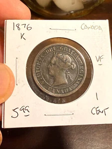 1876 K Canada 1 centesimo - Foto 1 di 2