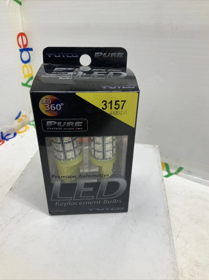 Putco Light Bulb Metal LED 360 - Amber 3157 Bulb - Dual Polarity 343157A-360 - Image 1 of 4