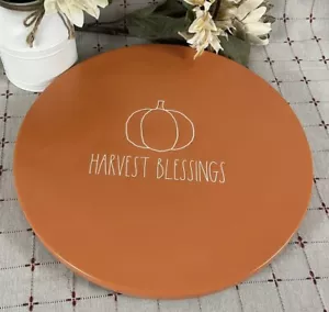 RAE DUNN "HARVEST BENEDINGS" Lazy Susan vassoio da portata giradischi ceramica 16" autunno - Foto 1 di 2