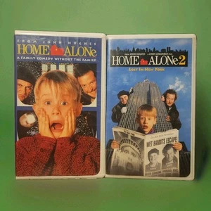 Home Alone 1 & 2 (VHS, 2000) Lot Rare Clamshell Case Twentieth Century Fox Rarität - Bild 1 von 3