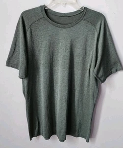 Lululemon Metal Vent Tech Shirt Allenamento Manica Corta T Tee Yoga Uomo XL Verde - Foto 1 di 8