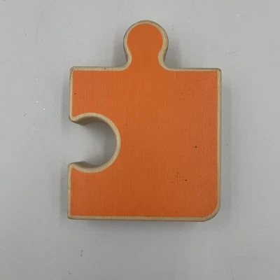 Lovevery Wooden Puzzle Replacement Piece Orange/Pink - Image 1 of 2