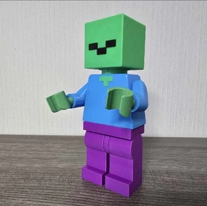 Giant Brick Minecraft Lego Zombie - Picture 1 of 3