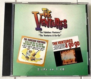 The VENTURES: The Fabulous Ventures/A Go-Go (CD 1996) One Way Records 2 For 1 - Picture 1 of 3