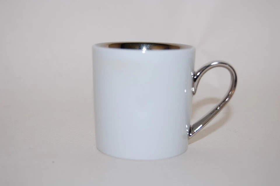 6 Espressotasse 5,2/5,2 cm cm Francis Platinum Dust Silver Rosenthal NEU - Bild 1 von 1