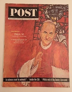1963 Saturday Evening Post Magazine Barbara Streisand Pope Paul VI Korea Du Pont - Picture 1 of 10