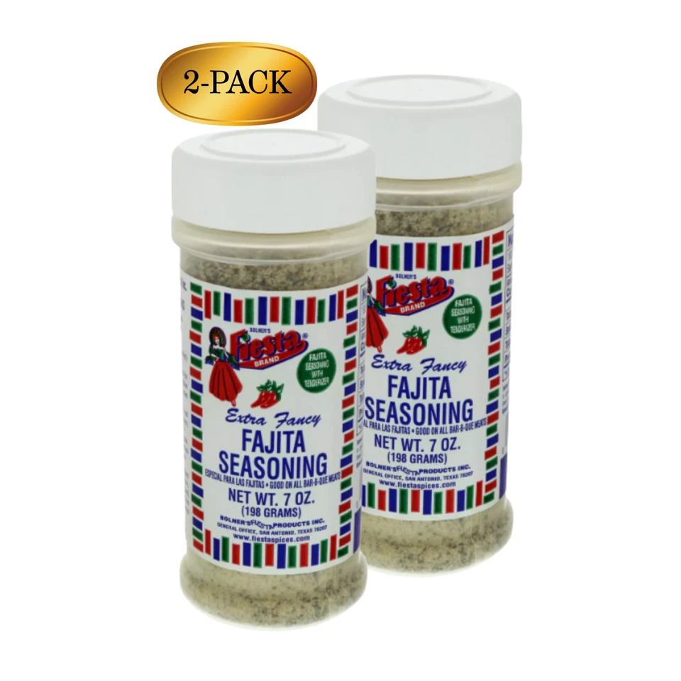 Condimento Fiesta Fajita 7 oz (paquete de 2) | Mezcla de especias Texas BBQ y Tex-Mex Foto 1 de 1