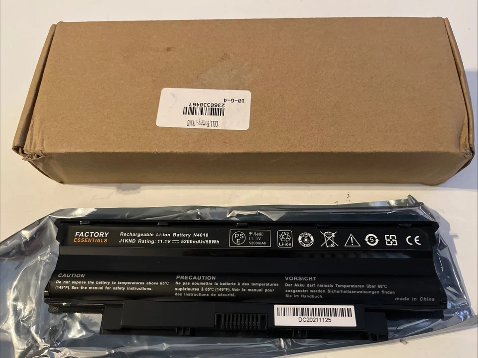 Batería J1KND para Dell Inspiron N4010 M4040 M4110 N5010 N7010 N5030 LT4 Foto 1 de 1