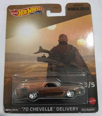 Hot Wheels Premium 2023 "'70 Chevelle Delivery" #3/5 Star Wars Mandalorian nuevo Foto 1 de 4