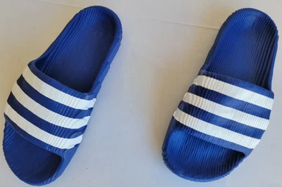 Adidas Originales Adilette 22 Diapositivas Para Hombre Talla 10 Azul Real/Blanco IF3667 Foto 1 de 4