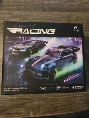 1/64 RC Drift Car Racing Remote Control Desktop Full Scale Drift Car 4WD 11 - Image 1 of 3