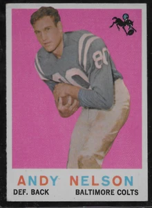 1959 Topps #62 Andy Nelson RC Baltimore Colts Excellent to Mint! - Picture 1 of 2