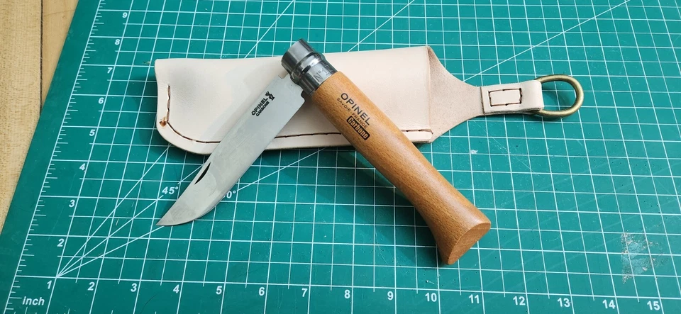 Opinel N Degree12 Bechwood Handle Carbon Steel Knife 12 Cm Blade