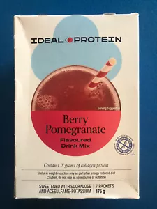 Ideal Protein Berry Pomegranate Drink Mix - 7 Packets - EX 9/30/2026 - FREE SHIP - Picture 1 of 4