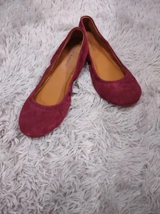 Lucky Brand Echo 3 Leder Ballerinas Damen Größe 9m/40 burgundisch/kastanienbraun! - Bild 1 von 9
