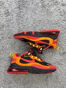 Nike Air Max 270 React Lava Sneakers Men 9 CZ9267-001 - Picture 1 of 8
