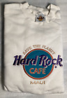 Vintage Hard Rock Cafe Maui Bluza z okrągłym dekoltem Rozmiar Medium - Biała - Nigdy nie noszona