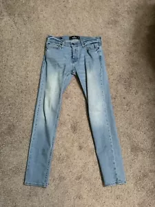 Hollister Jeans Mens 30x32 Skinny Epic Flex Blue Light Wash - Picture 1 of 4