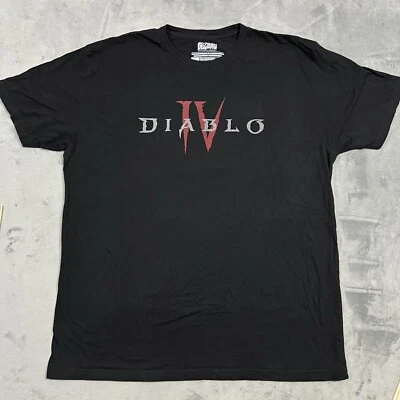 Camiseta Promo Diablo 4 IV Videojuego Talla XL Negra Juegos de Blizzard Foto 1 de 4
