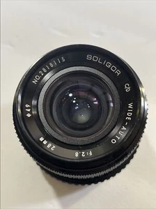 Soligor C/D Wide-Auto 1:2.8 F=28mm 49 No. 2818115 Lens - Picture 1 of 11