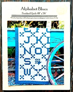 Alphabet Blues, patrón de edredón de Temecula Quilt Company, 48 x 56 - Imagen 1 de 1