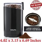 Krups Fast Touch Electric Coffee And Spice Grinder, With Stainless Steel Blades