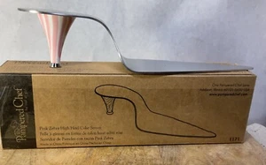 Pampered Chef Pink Zebra High Heel Cake Server- #1171- EUC - Picture 1 of 4